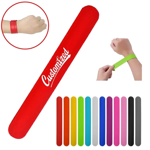 Silicone Slap Bracelet - Silicone Slap Bracelet - Image 0 of 6