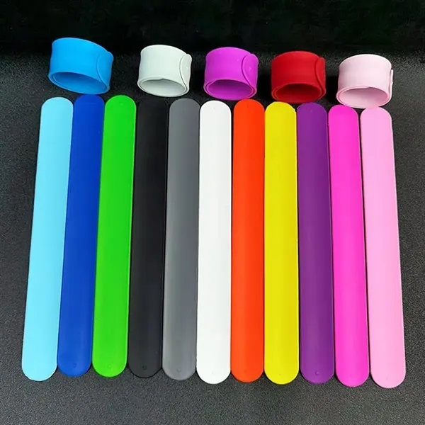 Silicone Slap Bracelet - Silicone Slap Bracelet - Image 4 of 6