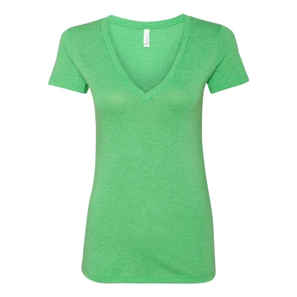 BELLA + CANVAS Women's Triblend Deep V-Neck Tee - BELLA + CANVAS Women's Triblend Deep V-Neck Tee - Image 13 of 27