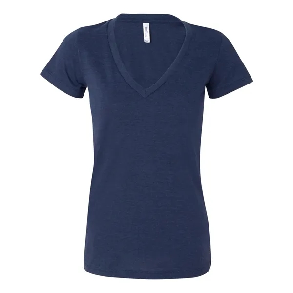 BELLA + CANVAS Women's Triblend Deep V-Neck Tee - BELLA + CANVAS Women's Triblend Deep V-Neck Tee - Image 19 of 27