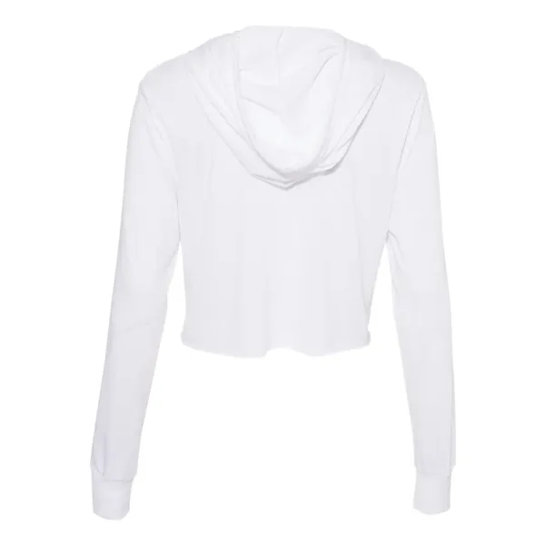 BELLA + CANVAS Women's Triblend Crop Long Sleeve Hoodie - BELLA + CANVAS Women's Triblend Crop Long Sleeve Hoodie - Image 7 of 12