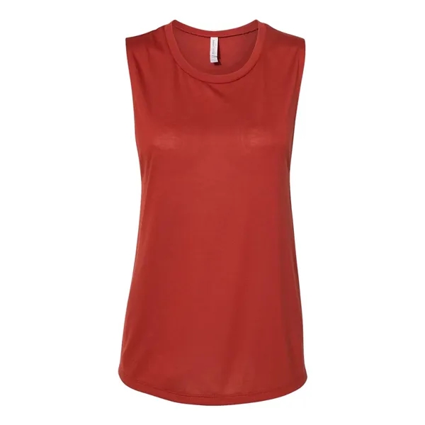 BELLA + CANVAS Women's Flowy Scoop Muscle Tank - BELLA + CANVAS Women's Flowy Scoop Muscle Tank - Image 15 of 84