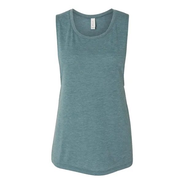 BELLA + CANVAS Women's Flowy Scoop Muscle Tank - BELLA + CANVAS Women's Flowy Scoop Muscle Tank - Image 30 of 84