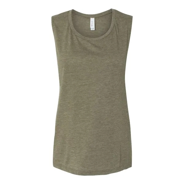 BELLA + CANVAS Women's Flowy Scoop Muscle Tank - BELLA + CANVAS Women's Flowy Scoop Muscle Tank - Image 36 of 84