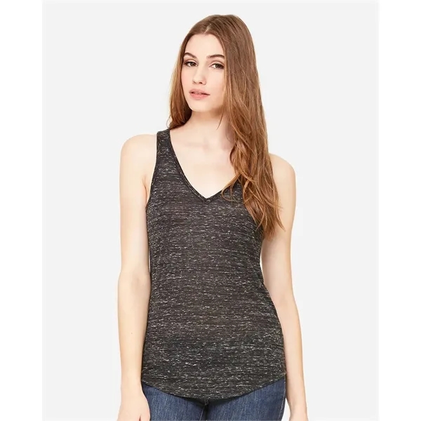 BELLA + CANVAS Women's Flowy V-Neck Tank - BELLA + CANVAS Women's Flowy V-Neck Tank - Image 0 of 33