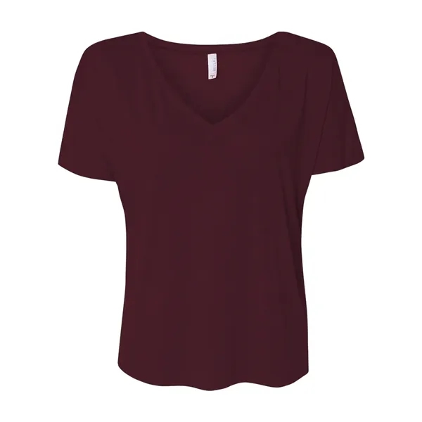 BELLA + CANVAS Women's Slouchy V-Neck Tee - BELLA + CANVAS Women's Slouchy V-Neck Tee - Image 30 of 59