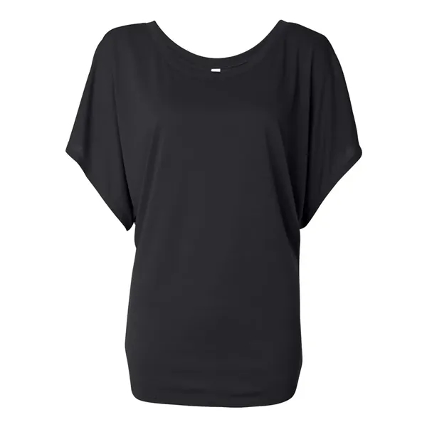 BELLA + CANVAS Women's Flowy Draped Dolman Tee - BELLA + CANVAS Women's Flowy Draped Dolman Tee - Image 0 of 9