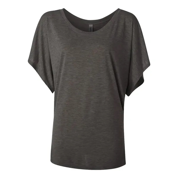 BELLA + CANVAS Women's Flowy Draped Dolman Tee - BELLA + CANVAS Women's Flowy Draped Dolman Tee - Image 1 of 9
