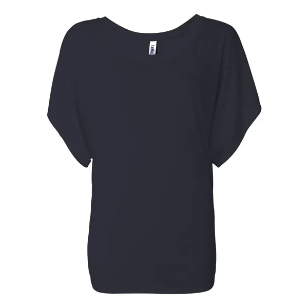 BELLA + CANVAS Women's Flowy Draped Dolman Tee - BELLA + CANVAS Women's Flowy Draped Dolman Tee - Image 7 of 9
