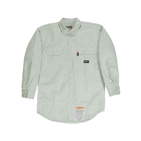 Berne Apparel Men's Flame-Resistant Down Plaid Work Shirt - Berne Apparel Men's Flame-Resistant Down Plaid Work Shirt - Image 1 of 3
