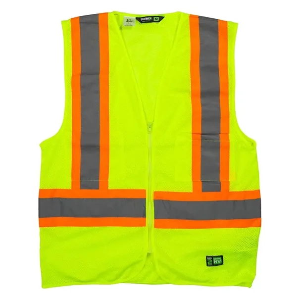 Berne Apparel Unisex Hi-Vis Class 2 Multi-Color Vest - Berne Apparel Unisex Hi-Vis Class 2 Multi-Color Vest - Image 1 of 2