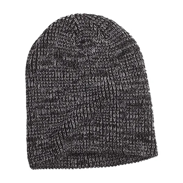 Big Accessories Ribbed Marled Beanie - Big Accessories Ribbed Marled Beanie - Image 3 of 4