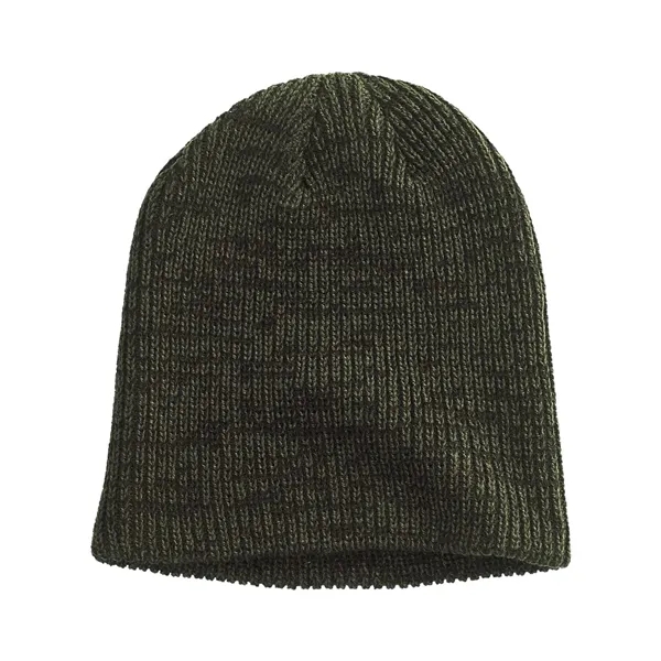 Big Accessories Ribbed Marled Beanie - Big Accessories Ribbed Marled Beanie - Image 4 of 4