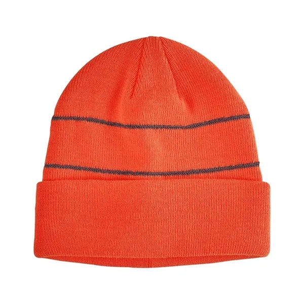 Big Accessories Reflective Cuffed Beanie - Big Accessories Reflective Cuffed Beanie - Image 0 of 2