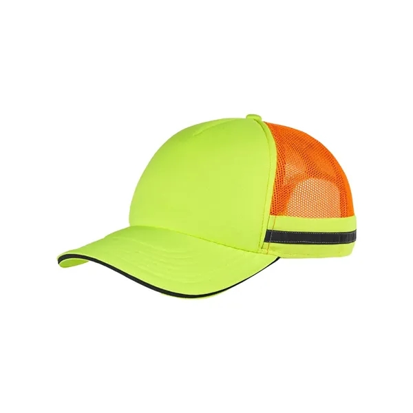 Big Accessories Safety Trucker Cap - Big Accessories Safety Trucker Cap - Image 2 of 2