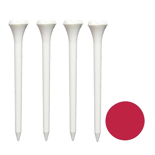 4 Bio-composite Golf Tees W/ 1 Ball Marker - 4 Bio-composite Golf Tees W/ 1 Ball Marker - Image 2 of 2