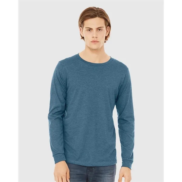 BELLA + CANVAS Heather CVC Long Sleeve Tee