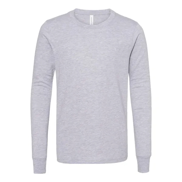 BELLA + CANVAS Youth Heather CVC Long Sleeve Tee
