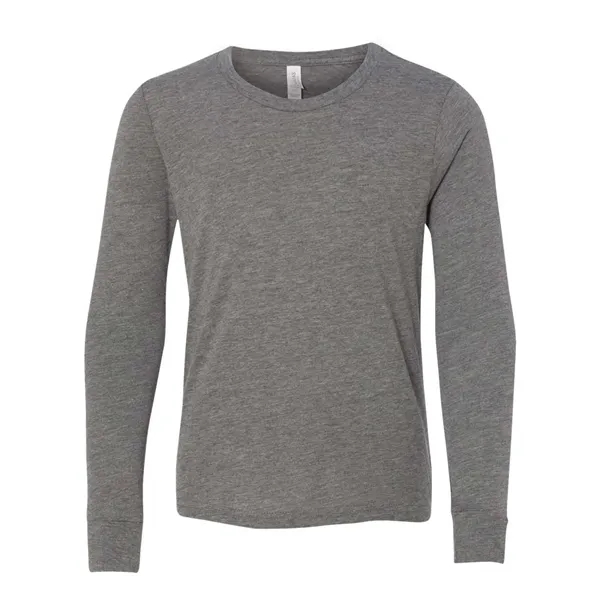 Custom BELLA + CANVAS Youth Triblend Long Sleeve Tee