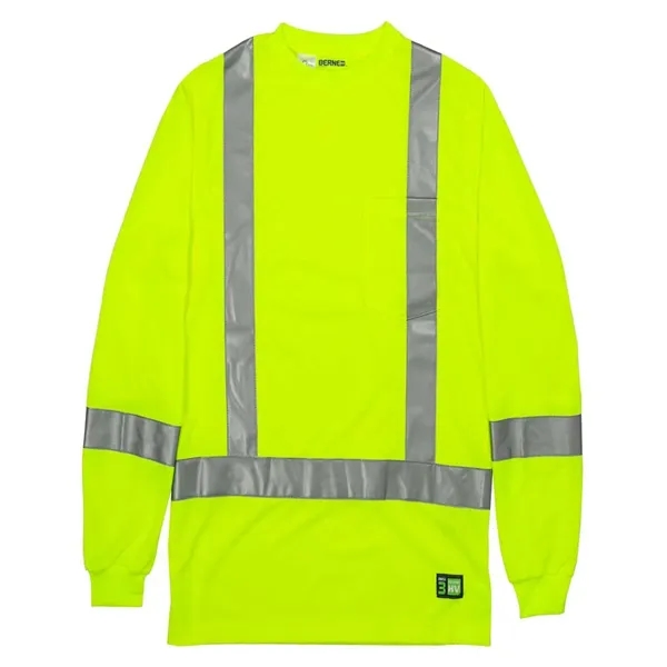 Custom Berne Apparel Men's Tall Hi-Vis Class 3 Performance T-Shirt