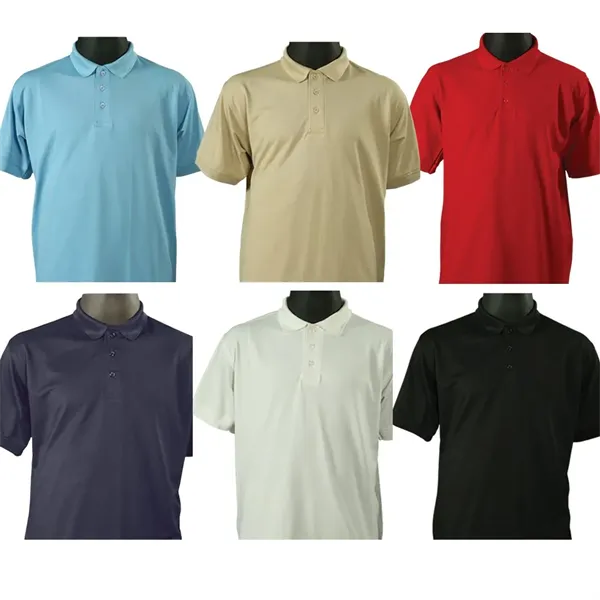 Moisture Wicking 100% Polyester Polo - Moisture Wicking 100% Polyester Polo - Image 0 of 6