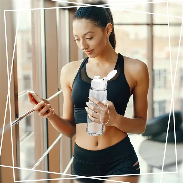 Lightweight Clear Sports Bottle - Lightweight Clear Sports Bottle - Image 2 of 8