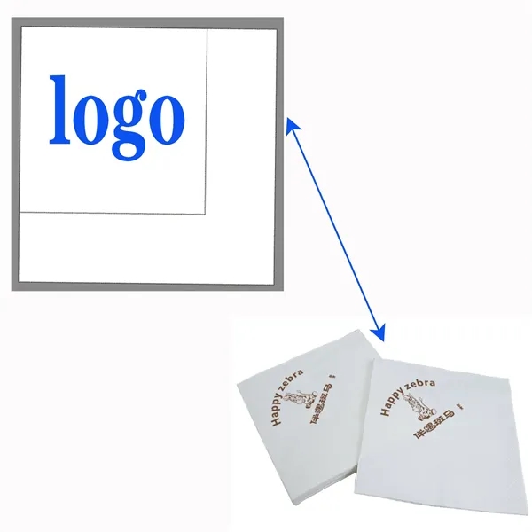 Bulk White 1-Ply Cocktail Napkins - Bulk White 1-Ply Cocktail Napkins - Image 0 of 3