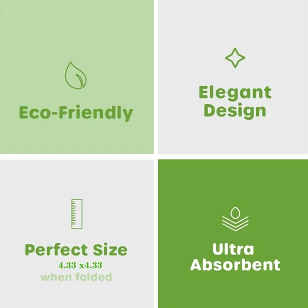 Bulk White 1-Ply Cocktail Napkins - Bulk White 1-Ply Cocktail Napkins - Image 2 of 3