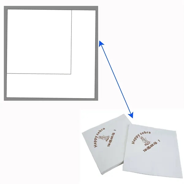 Bulk White 1-Ply Cocktail Napkins - Bulk White 1-Ply Cocktail Napkins - Image 3 of 3