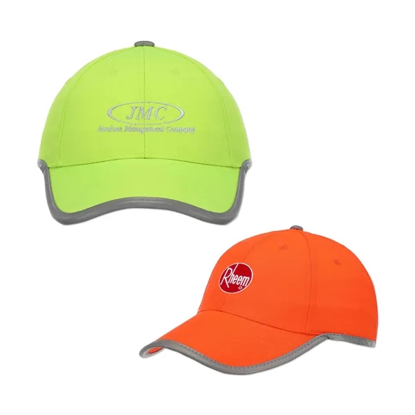 Reflective Tape Lines Safety Cap - Reflective Tape Lines Safety Cap - Image 0 of 5