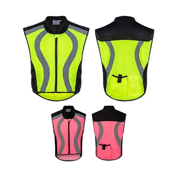Outdoor Night Vision Safety Reflective Body Vest - Outdoor Night Vision Safety Reflective Body Vest - Image 5 of 5