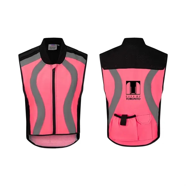 Outdoor Night Vision Safety Reflective Body Vest - Outdoor Night Vision Safety Reflective Body Vest - Image 3 of 5