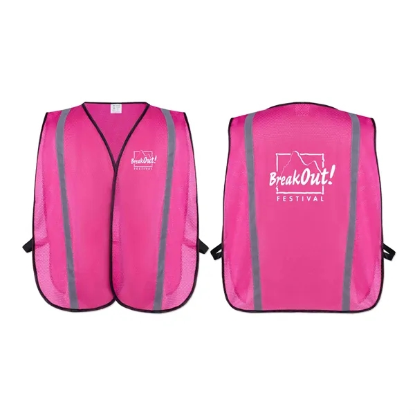 Poly Mesh Non-ANSI Safety Vest - Poly Mesh Non-ANSI Safety Vest - Image 7 of 25