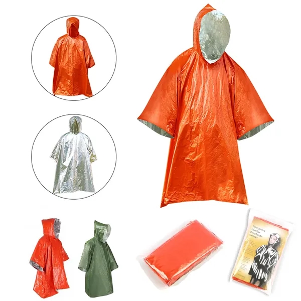Insulated Hiking Emergency Raincoat - Insulated Hiking Emergency Raincoat - Image 1 of 5