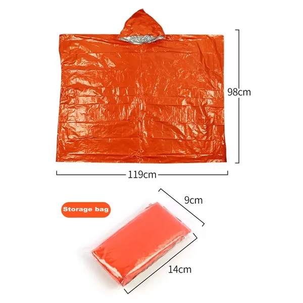 Insulated Hiking Emergency Raincoat - Insulated Hiking Emergency Raincoat - Image 4 of 5