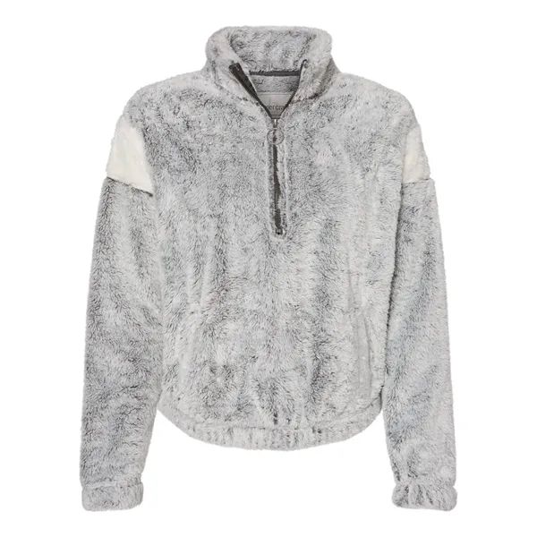 Boxercraft Women's Remy Fuzzy Fleece Quarter-Zip Pullover