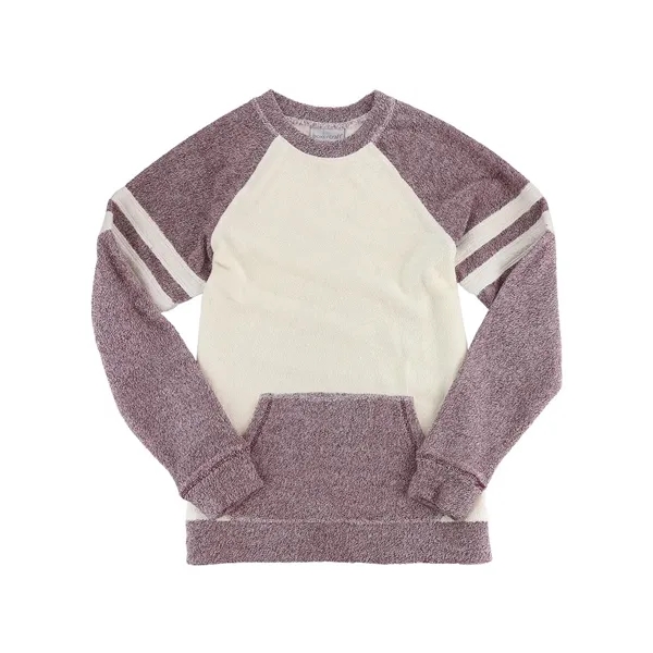 Boxercraft Women's Cozy Contrast Fleece Crewneck Pullover - Boxercraft Women's Cozy Contrast Fleece Crewneck Pullover - Image 4 of 4