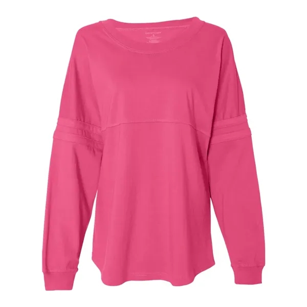 Boxercraft Women's Jersey Pom Pom Long Sleeve T-Shirt - Boxercraft Women's Jersey Pom Pom Long Sleeve T-Shirt - Image 4 of 22