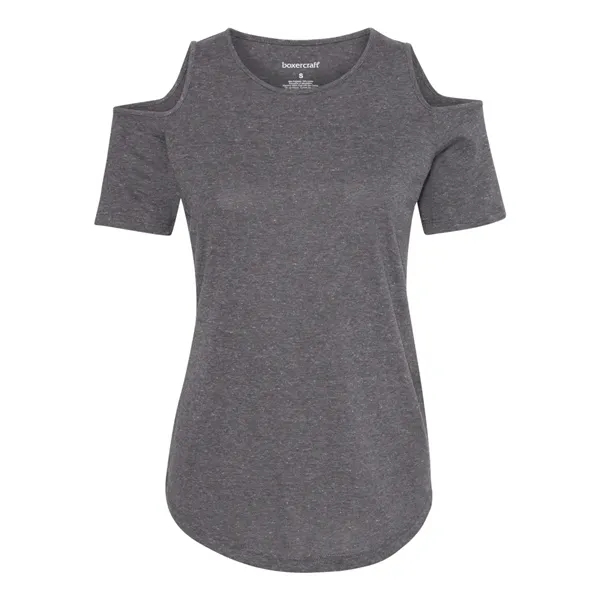 Boxercraft Women's Cold Shoulder T-Shirt - Boxercraft Women's Cold Shoulder T-Shirt - Image 1 of 6