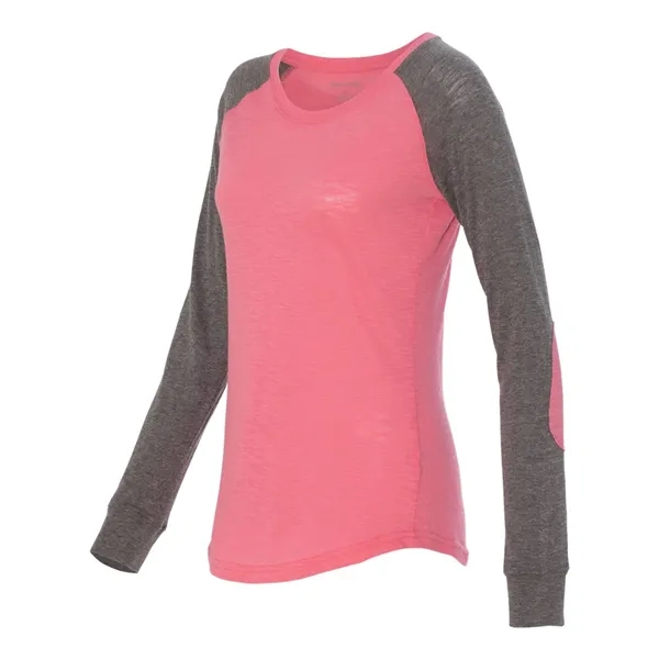 Boxercraft Women's Preppy Patch Slub Long Sleeve T-Shirt - Boxercraft Women's Preppy Patch Slub Long Sleeve T-Shirt - Image 5 of 31