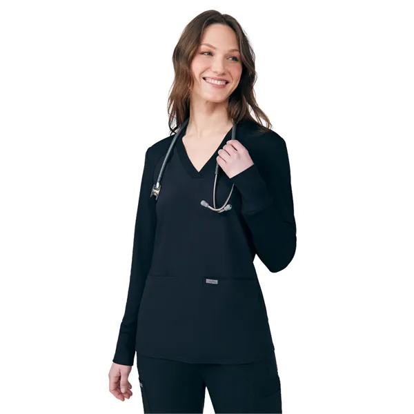 Landau - Forward - Women's Two-Pocket V-Neck Scrub Top - Landau - Forward - Women's Two-Pocket V-Neck Scrub Top - Image 0 of 9