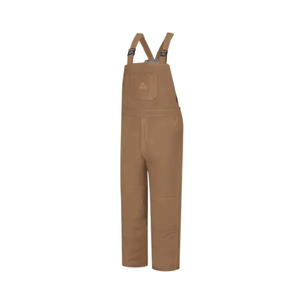Bulwark Men's Brown Duck Deluxe Insulated Bib Overall - E... - Bulwark Men's Brown Duck Deluxe Insulated Bib Overall - E... - Image 0 of 2