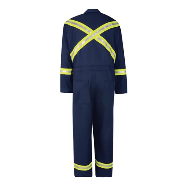 Bulwark Men's Classic Coverall with Reflective Trim - EXC... - Bulwark Men's Classic Coverall with Reflective Trim - EXC... - Image 2 of 2