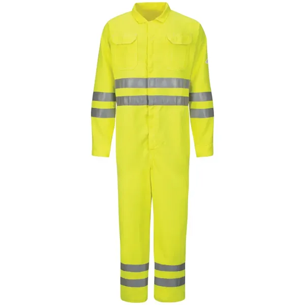 Bulwark Men's Tall Hi-Vis Deluxe Coverall with Reflective... - Bulwark Men's Tall Hi-Vis Deluxe Coverall with Reflective... - Image 0 of 2