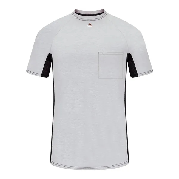 Bulwark Men's FR Two-Tone Base Layer with Concealed Chest... - Bulwark Men's FR Two-Tone Base Layer with Concealed Chest... - Image 2 of 4