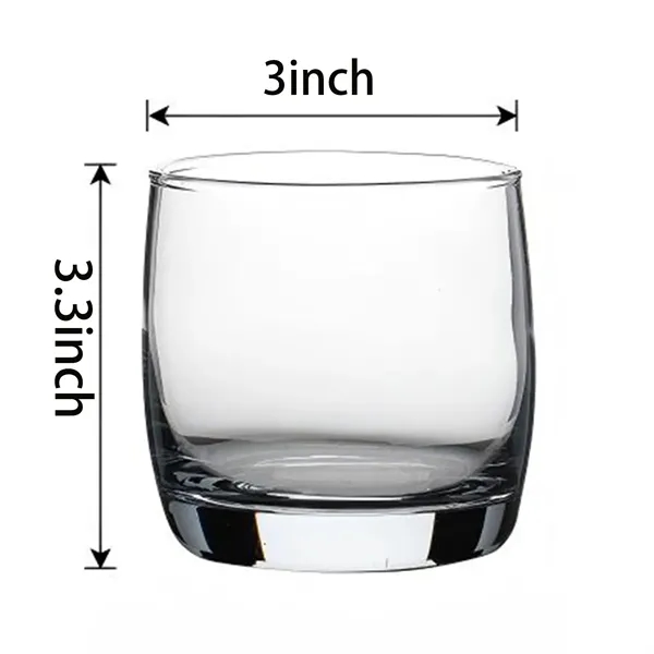 10Oz Classic Custom Whiskey Glass Cup - 10Oz Classic Custom Whiskey Glass Cup - Image 1 of 3