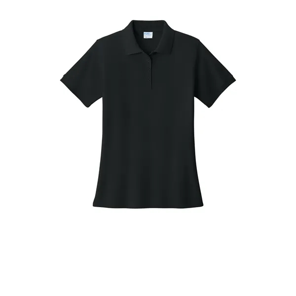 Port & Co Women's Core Blend Pique Polo. - Port & Co Women's Core Blend Pique Polo. - Image 13 of 45