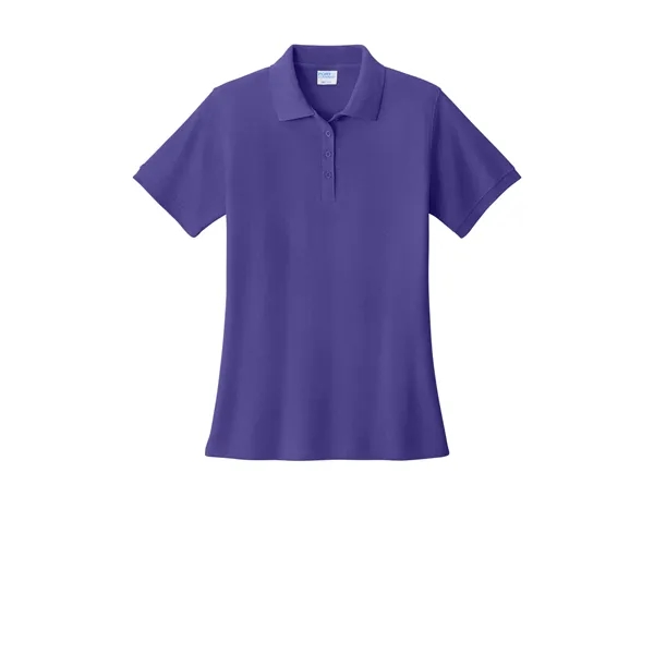 Port & Co Women's Core Blend Pique Polo. - Port & Co Women's Core Blend Pique Polo. - Image 20 of 45