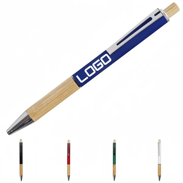 Eco Press Bamboo Ballpoint Pen - Eco Press Bamboo Ballpoint Pen - Image 0 of 1