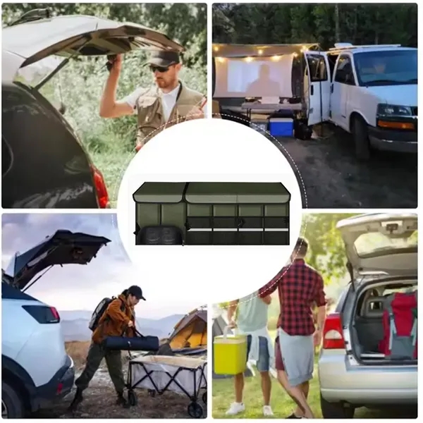 118 Quarts Foldable Car Storage Box - 118 Quarts Foldable Car Storage Box - Image 2 of 4